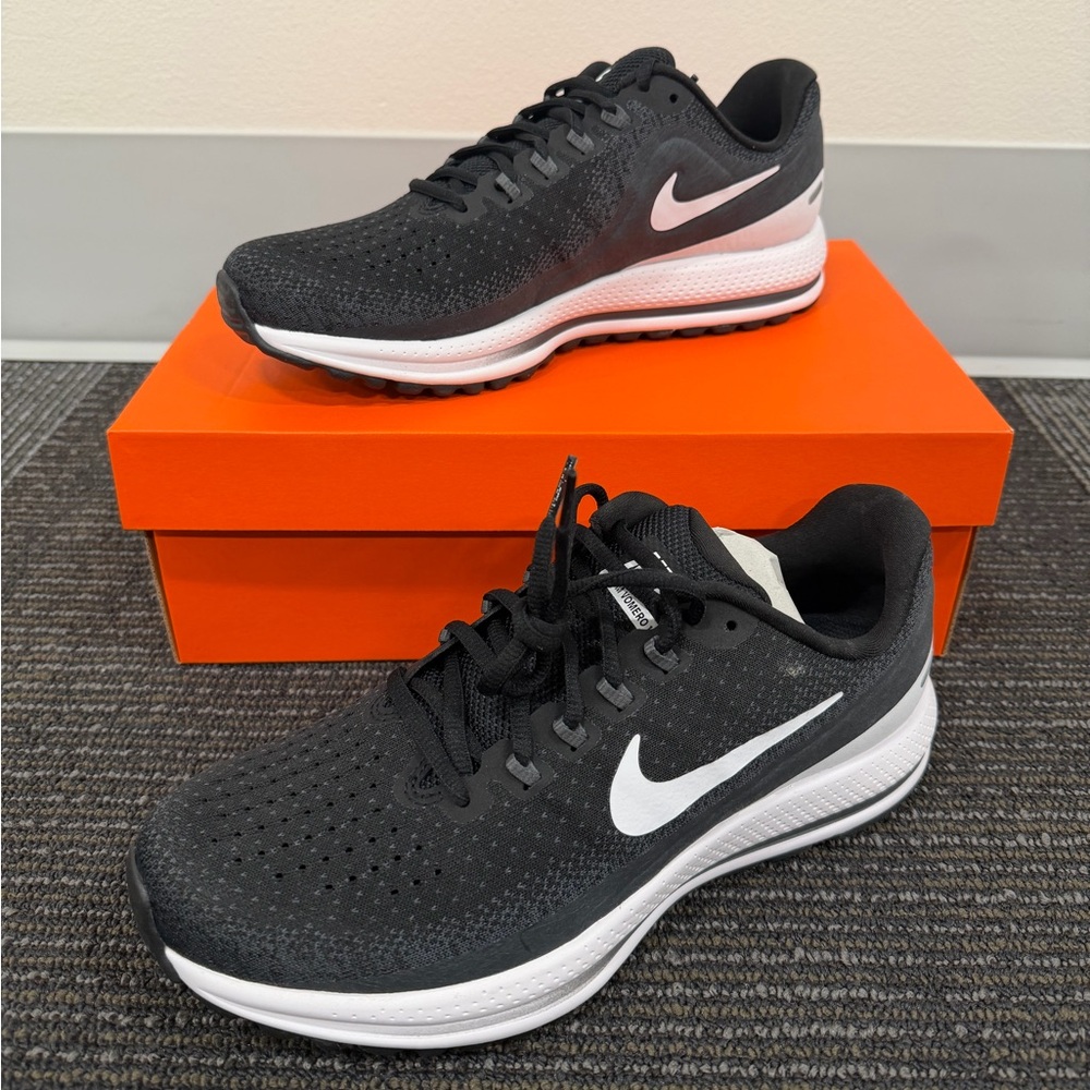 Unisex Nike Air Zoom Pegasus Black and White Running Sneakers
